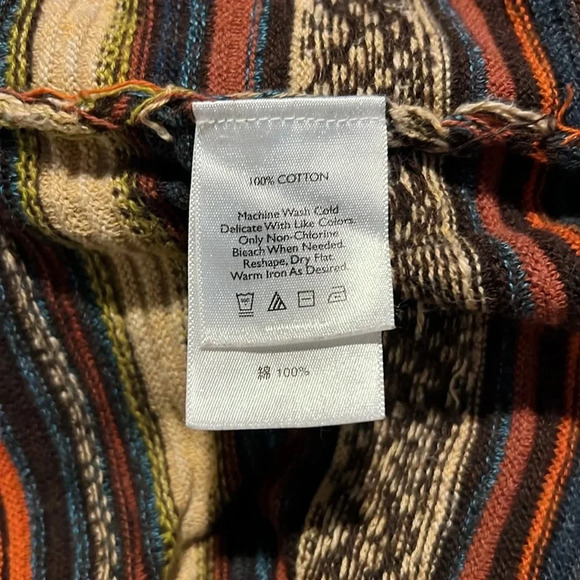 * Eddie Bauer Women’s Long Sleeve Button Up Fair Isle Sweater With Pockets 1065 - Picture 4 of 4
